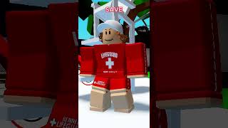 Toddler CANT SWIM .. brookhaven roblox