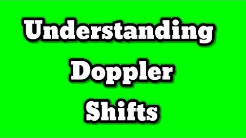 Doppler Shifts of Ultrasound