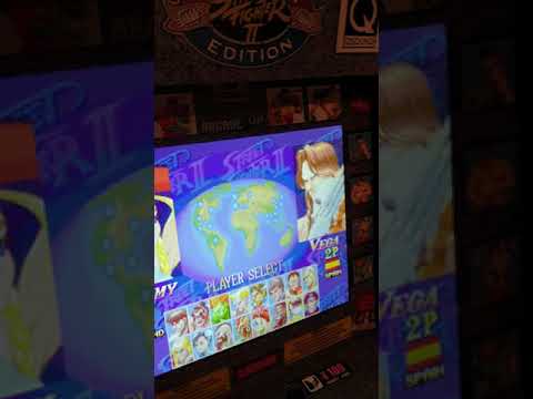 arcade1up Street Fighter II custom artwork from sf4arcade