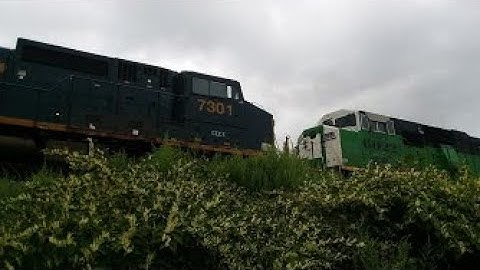 NS 22V at CP Aldene With NS/CBFX/GECX Power 8/31/18
