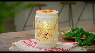 Snowflake Vintage Bulb Illumination Warmer | Candle Warmers Etc. | Home Fragrance | Wax Warmer