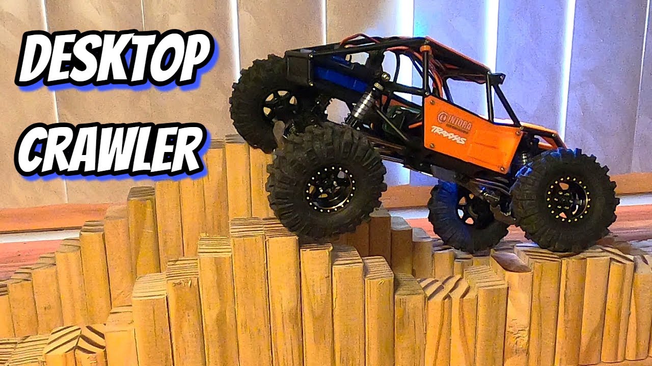 I Built a Desktop Crawler OBSTACLE COURSE from Scrap Wood! - YouTube
