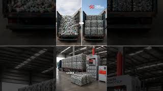The Smart Way to Recycle | Turning Loose PET Bottles into Organized Bales