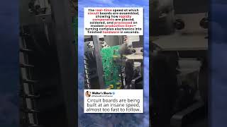 Circuit boards assembled at insane speed ⚡
