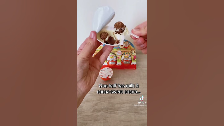[ Bánh kẹo ngon ] Những quả trứng kinder joy chocolate