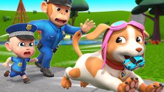 Brave Police Officer Saves Baby! | Police Songs For Kids | Rosoo Nursery Rhymes & Kids Songs