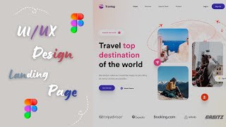 Responsive Web Design in Figma - Part1 | Landing Page UI Design | Home Section