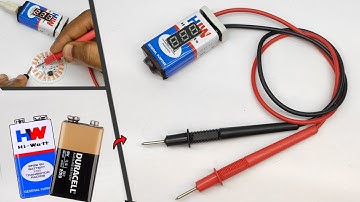 How To Make LED Voltage Tester From 9v Battery