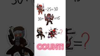 Try to Solve Amazing Math Task with Marvel heroes from The Avengers #marvel #theavengers #math