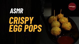 How To Make Crispy Egg Pops Asmr Cooking Super Crunchy Snack