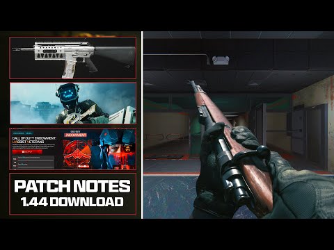 NEW KAR98K EARLY GAMEPLAY, 1.44 Update Patch Notes, NEW Content, & Events! (Modern Warfare 3)