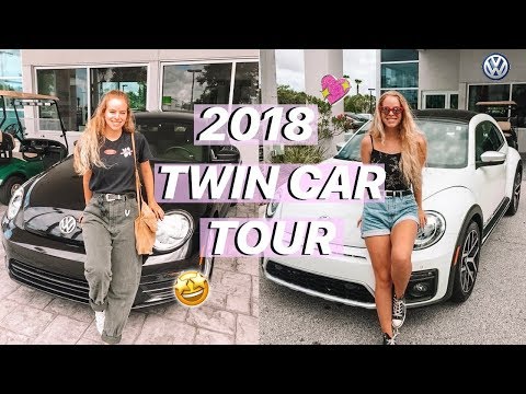 twin-car-tour-2018!-new-vw-beetles★-buying-our-first-cars!!!