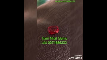 Spinel Lục yên, màu đỏ như máu