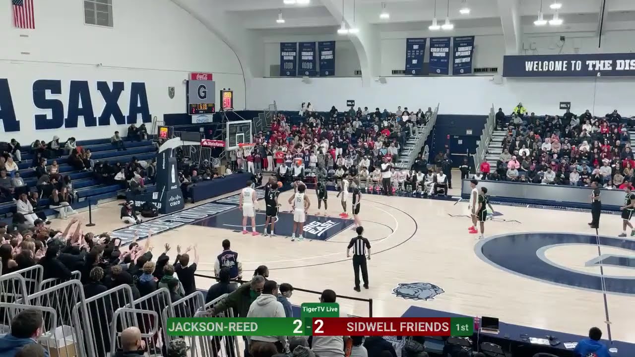 Jackson-Reed Boys Basketball vs. Sidwell Friends (DCSAA Semifinal)
