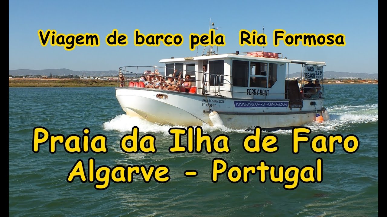 Praia da ilha de Faro