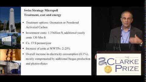 2014 Clarke Prize: VonGunten_Management of Micropollutants in the Urban Water Cycle