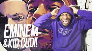 Kid Cudi \& Eminem - The Adventures Of Moon Man \& Slim Shady (REACTION!!!)