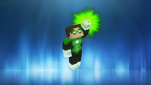 Green Lantern in vanilla Minecraft | ONLY ONE COMMAND BLOCK (1.8)