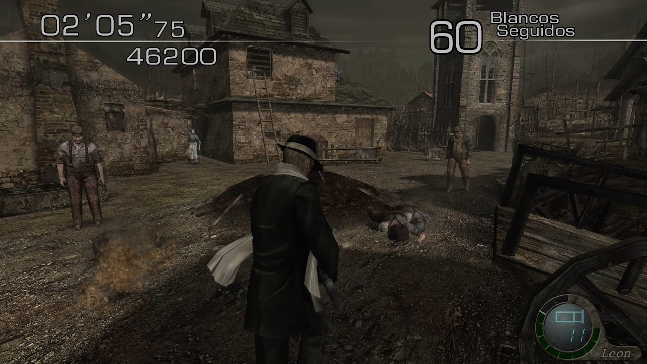 Resident Evil 4 (2005) - The Mercenaries (Leon, Pueblo)