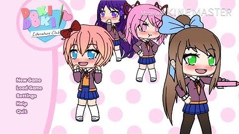 "Just Monika” Minecraft Doki Doki GLMV Music Video (Song By Random Encounters)