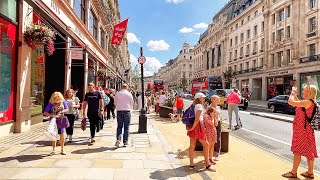 Summer ? in Central London, West end ? London Walk, August - 2021 [4k HDR]