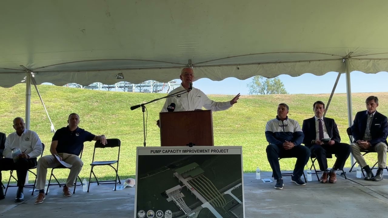 Bayou Lafourche Pump Station Groundbreaking