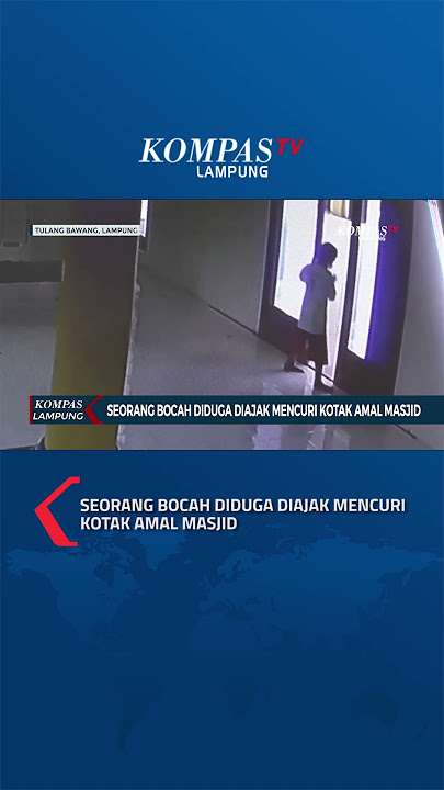 Seorang Bocah Diduga Diajak Mencuri Kotak Amal Masjid