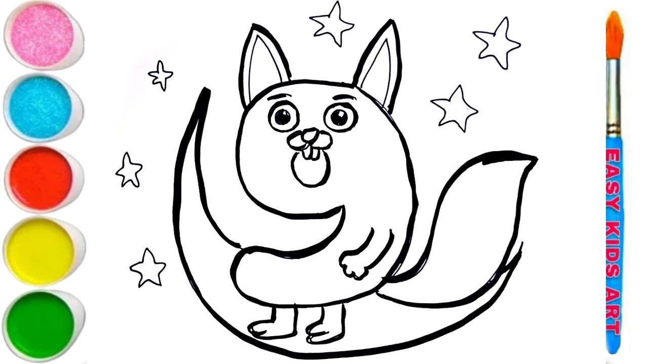 Create a whimsical character from a number 9