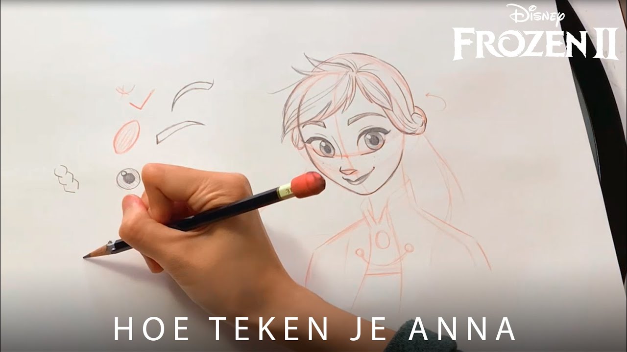 Frozen 2 | Bonus: Hoe teken je Anna | Disney NL