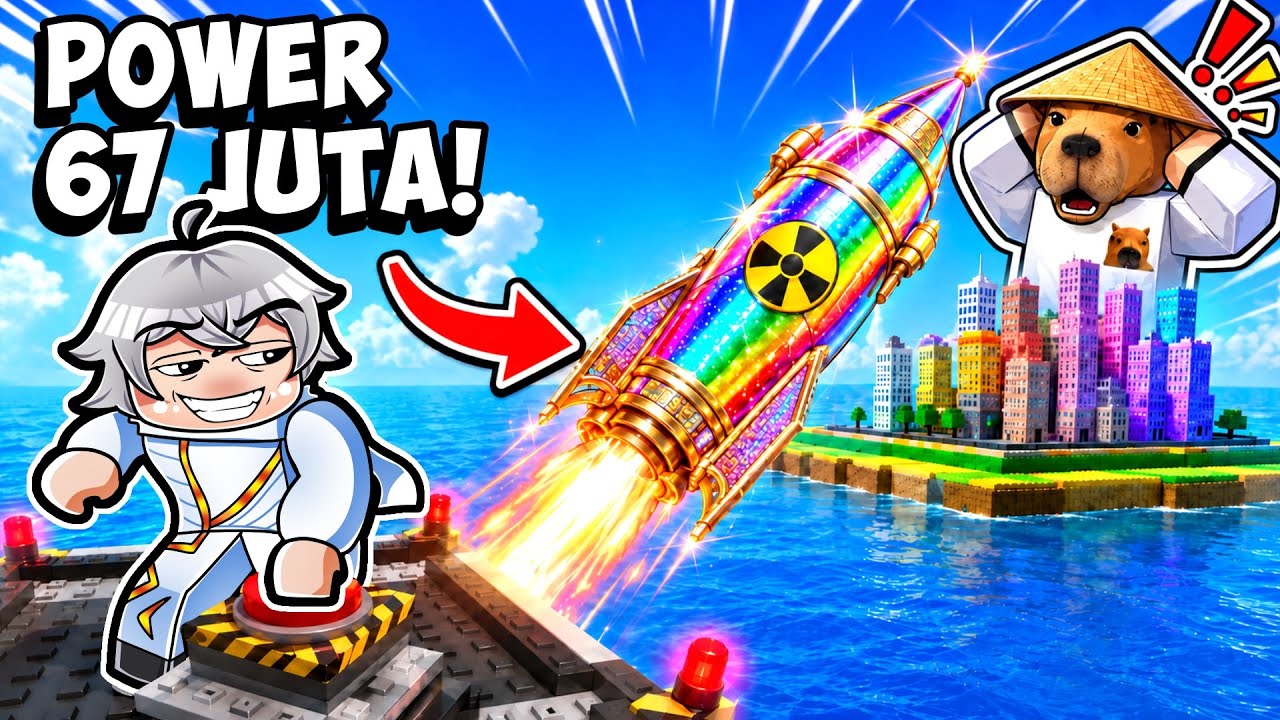 Aku Bakar 1 JUTA Demi RUDAL TERKUAT, Tiba-tiba Ketemu YOUTUBER CURUT di Missiles vs Cities!