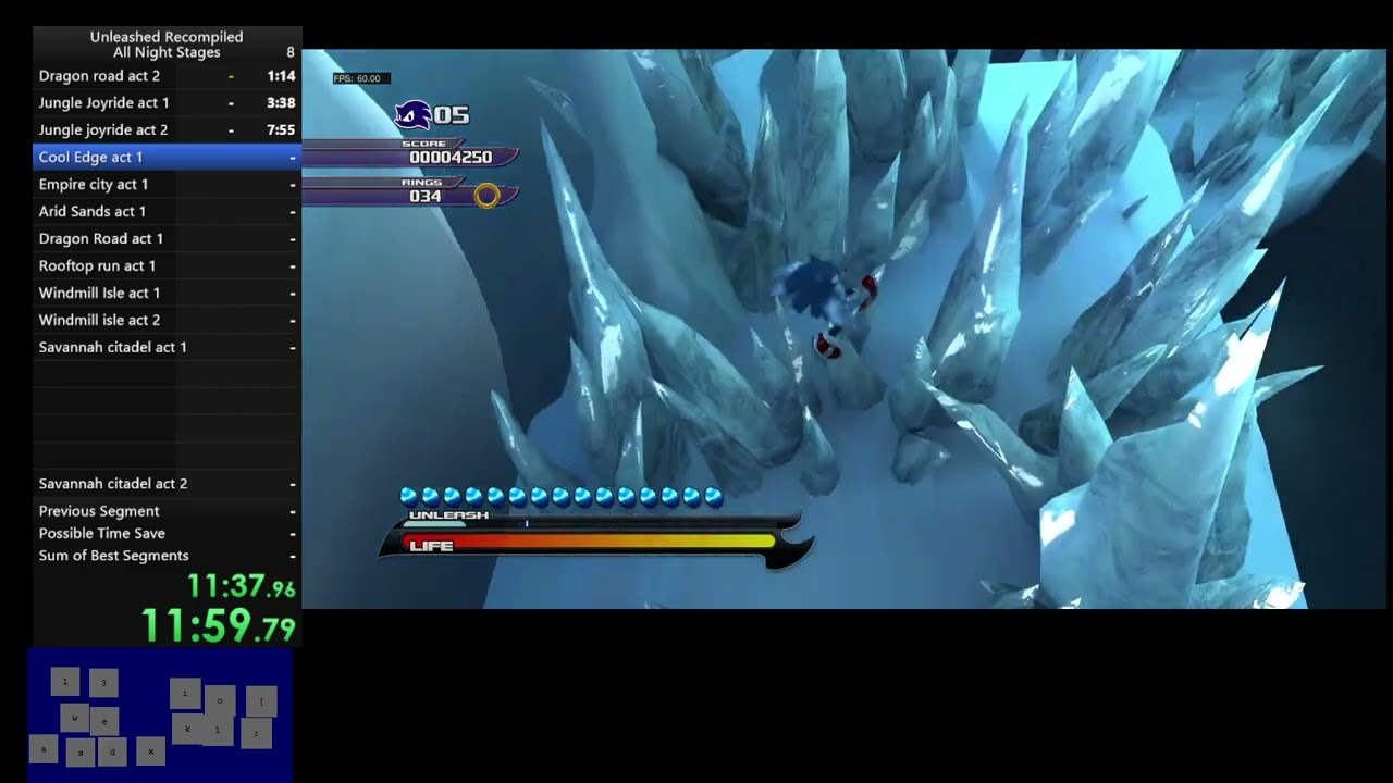 Sonic Unleashed all night stages in 