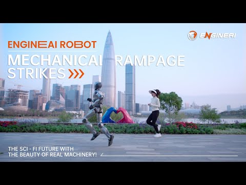 Video till EngineAI:s robot kan springa snabbt