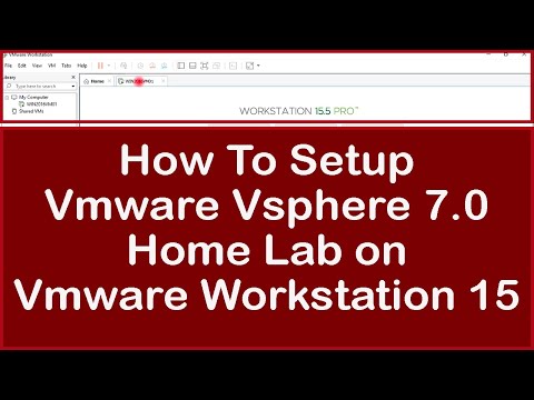 Vmware Home Lab 7.0:VMware vSphere 7.0 Home Lab on VMware Workstation 15(ESXi 7,vCenter 7 and iSCSI)