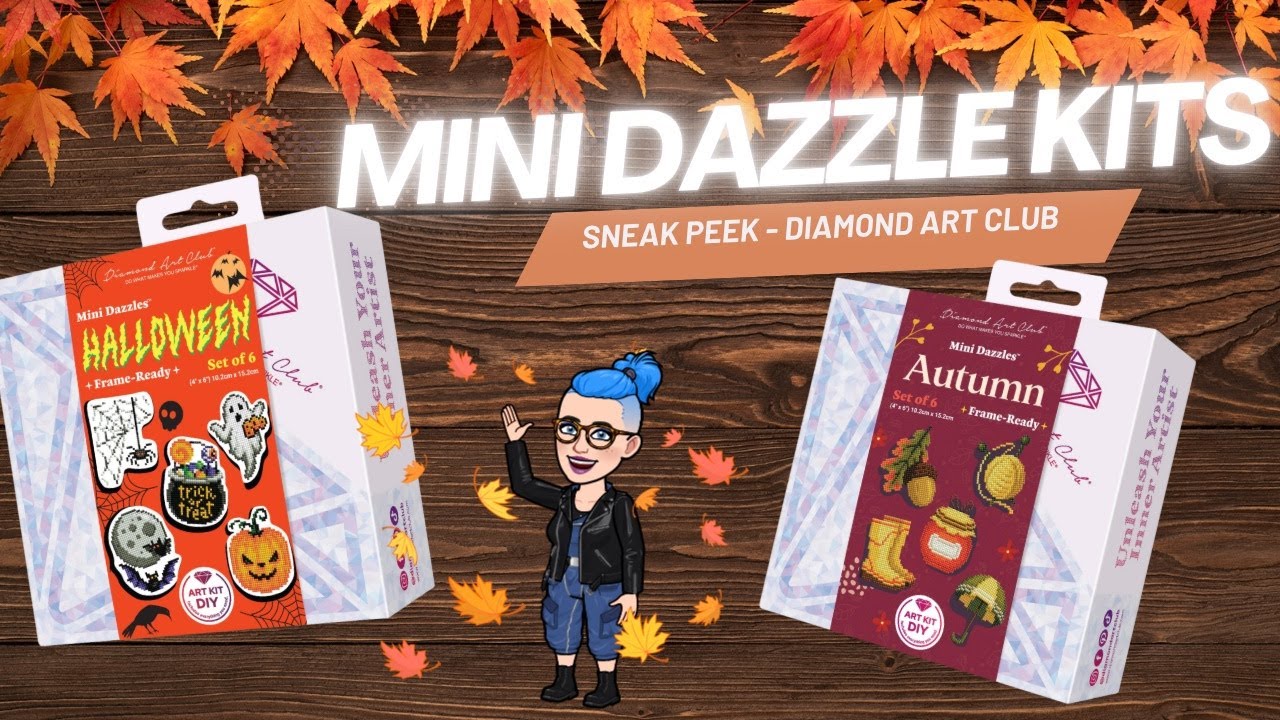 💎 Diamond Art Club | 2x Mini Dazzle Kit - „Halloween“ & „Autumn“ | Sneak Peek/First Look |