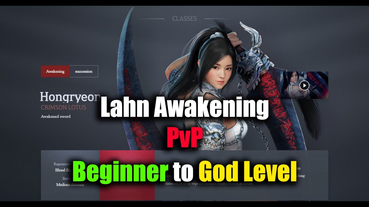 Black Desert Mobile Lahn Awakening PvP Beginner to God Level Mode YouTube