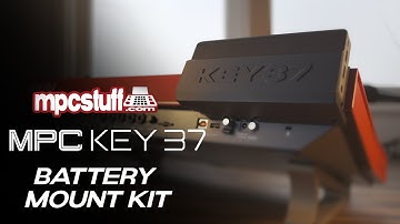 External Battery Mount Kit for Akai MPC KEY 37 - Wireless Pack Holder  Installation Demo - MPCStuff