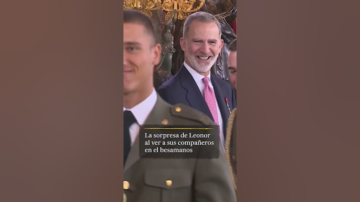 LEONOR | La sorpresa de la princesa al recibir a sus compañeros en el besamanos del 12-O | EL PAÍS