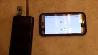 BLE using nRF51: Temp Sensor Demo
