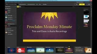 Take Control With the Trim and Zoom Audio Recording Tools - Proclaim Monday Minute screenshot 5