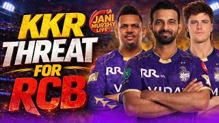 Kolkata Knight Riders Threat for RCB | TATA IPL 2026 | Live with Jani🔴