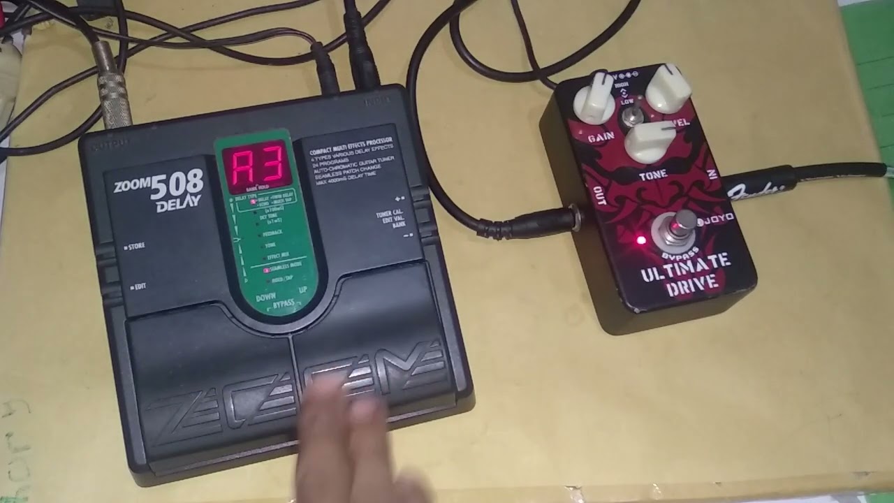 Zoom 508 Delay Pedal for Guitar Demo - The Coolest Delay Pedal