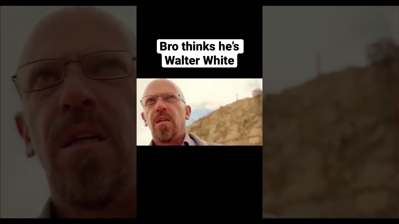 Bro thinks he’s Walter White 