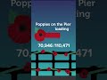 Placing Poppies on the Pier - progress day 3