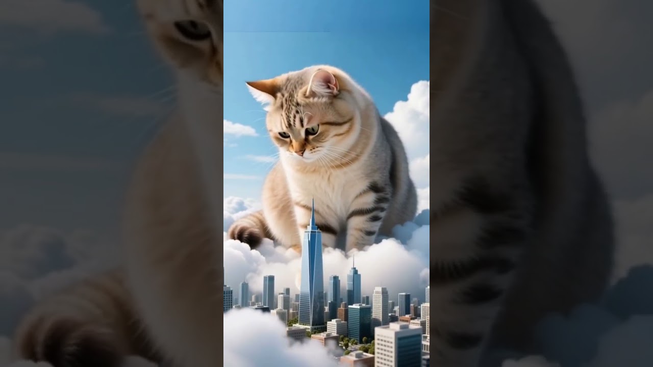 Sky-High Sentinel: When Your House Cat Guards the Metropolis