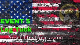 ACFT Events - 5 - Leg Tuck - Army Combat Fitness Test