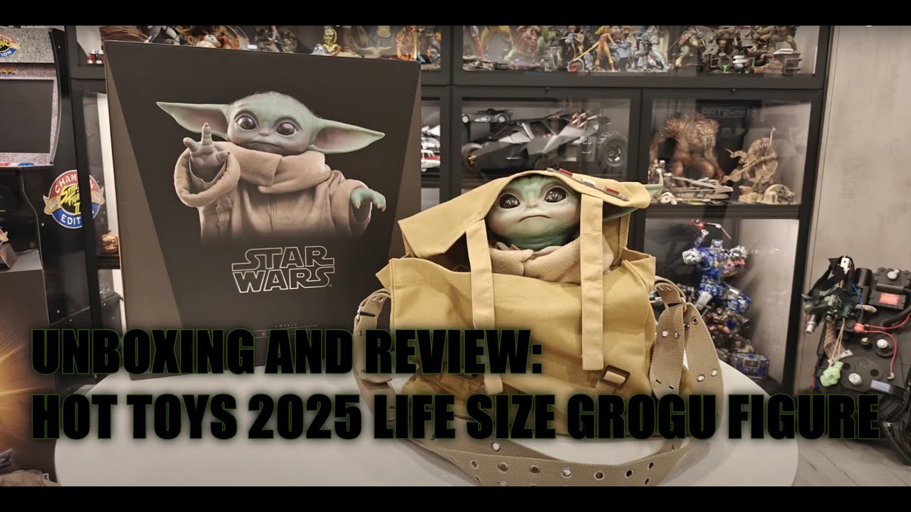 LIFE SIZE GROGU FIGURE Unboxing and Review! HOT TOYS 2025 LMS015