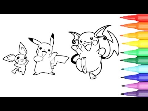 Featured image of post Pichu Coloring Page Pikachu coloring page to print