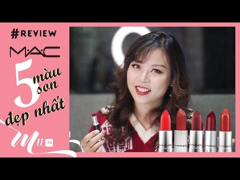 Video [ Swatch & Review ] 5 màu son MAC dễ đánh nhất - Ruby... - youtube
