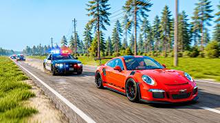 🚔 Police Chase vs Luxury Supercars at High Speed | BeamNG.drive