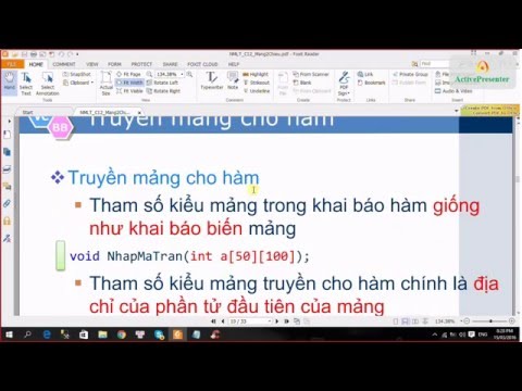 Video Chi tiết mảng 2 chiều [C ] - youtube